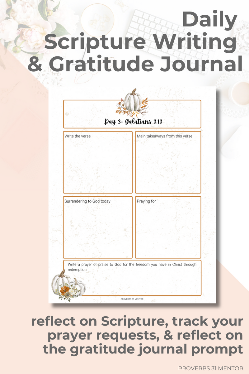 Gratitude Journal for Women: A 52 Week Journal with Scripture Verses & Inspirational Quotes