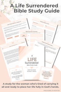 A Life Surrendered Bible Study Guide- PRINTED