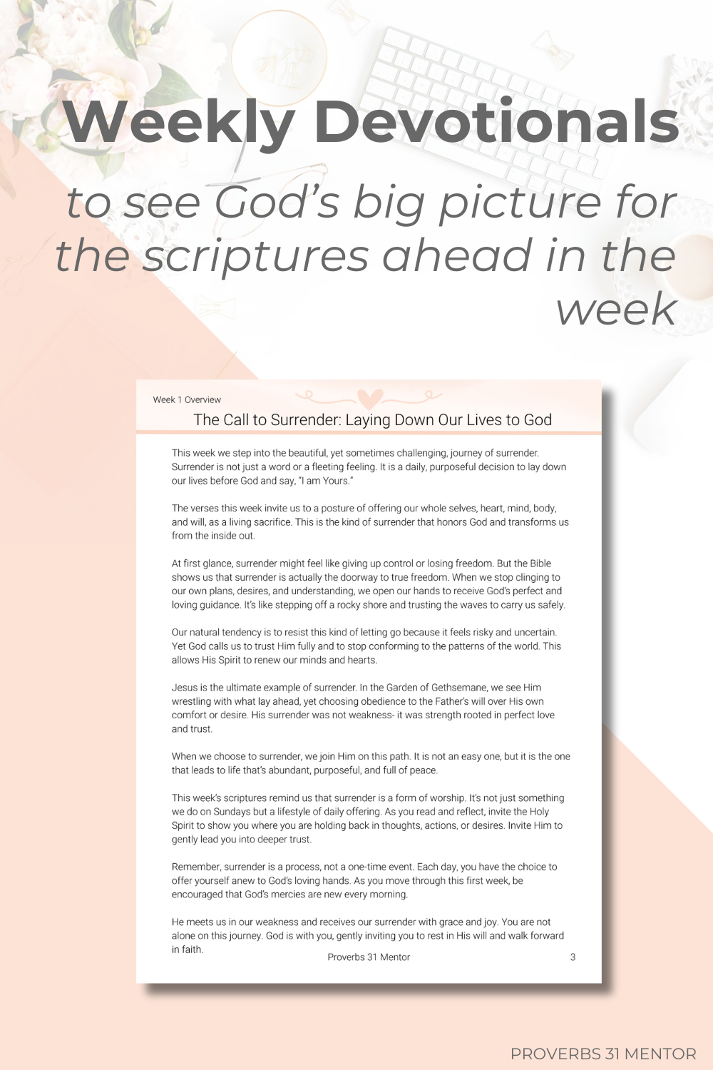 A Life Surrendered Bible Study Guide- PRINTED