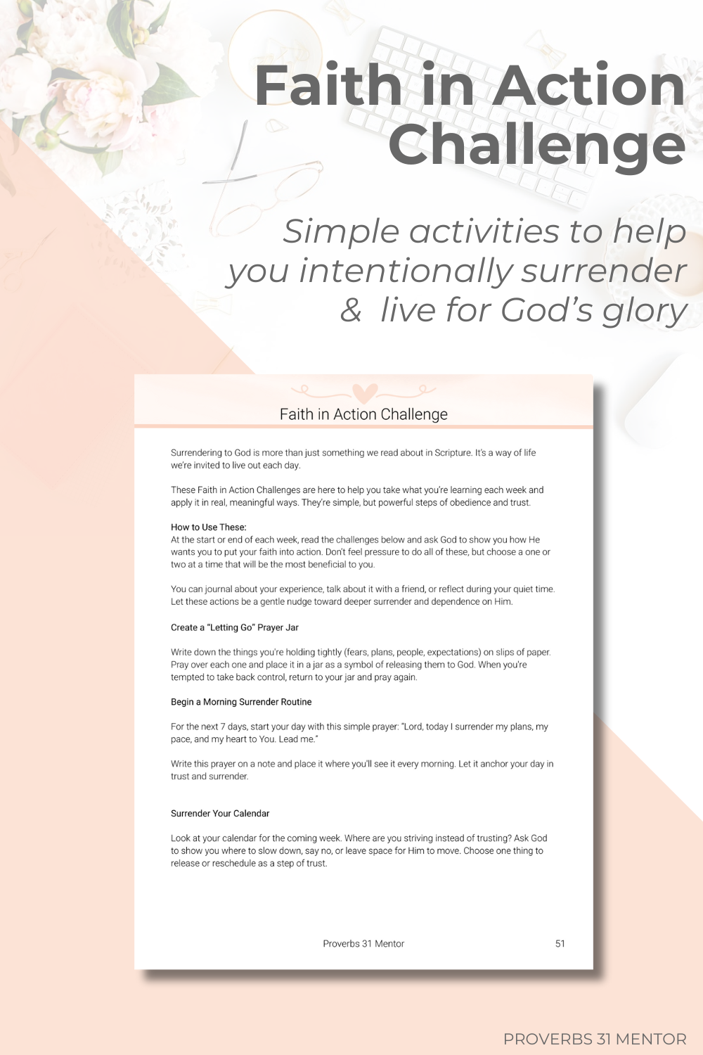 A Life Surrendered Bible Study Guide- PRINTED