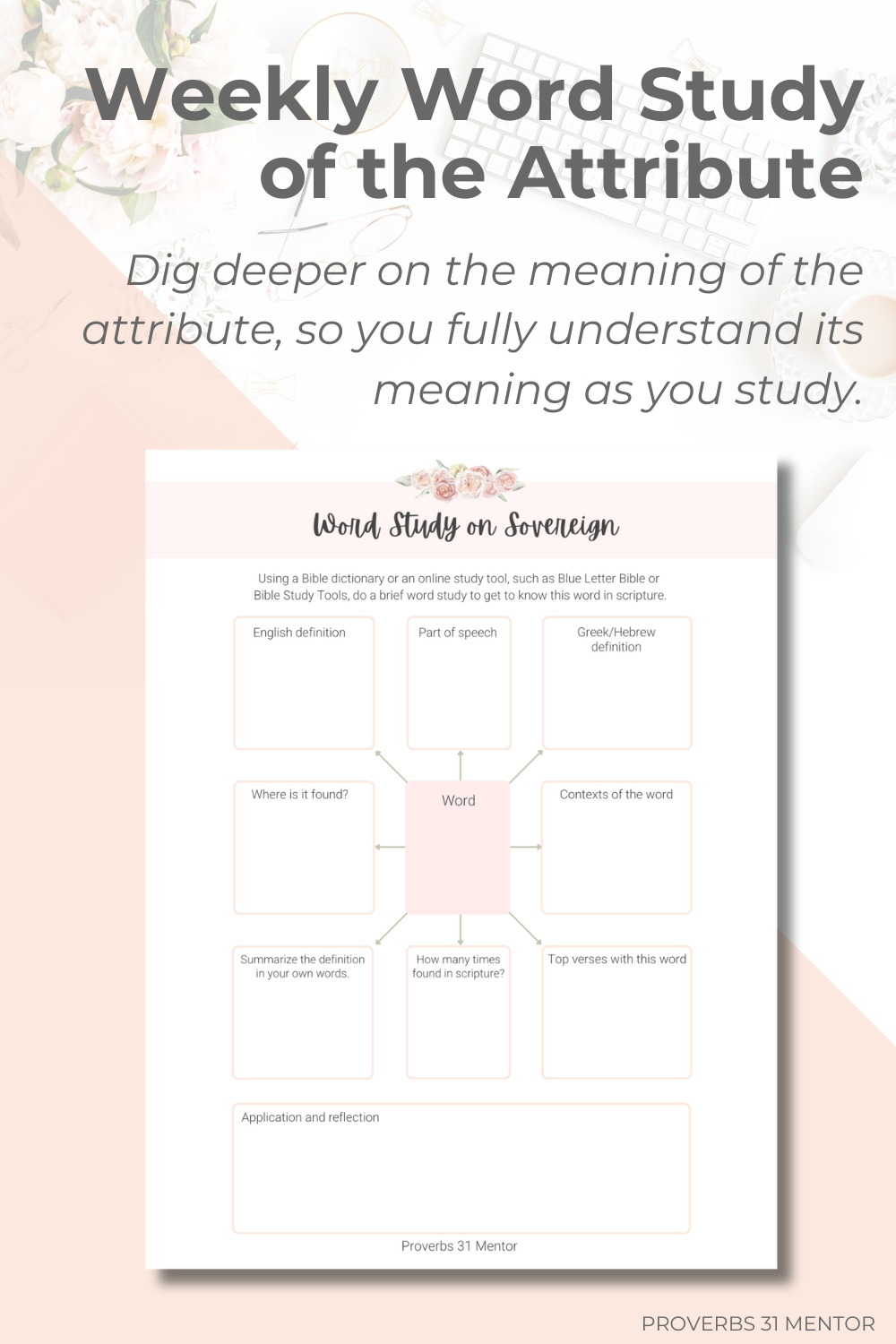 Attributes of God Bible Study Guide and Scripture Reading Plan