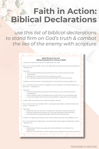 She Stands Firm Bible Study Guide: A Journey Through the Armor of God -FILLABLE