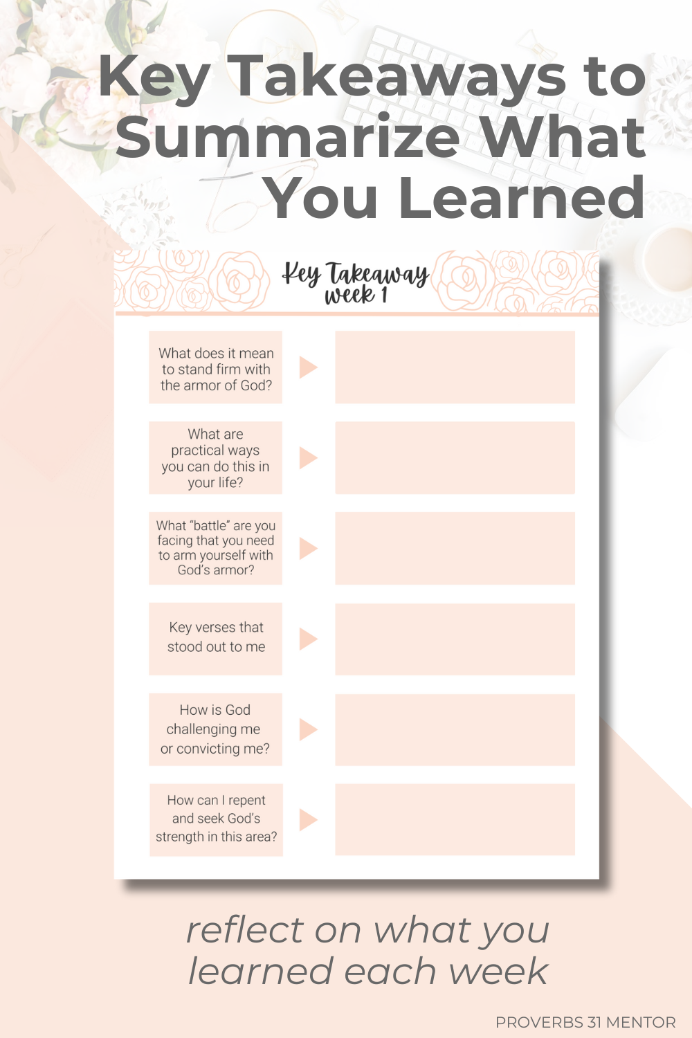 She Stands Firm Bible Study Guide: A Journey Through the Armor of God -FILLABLE