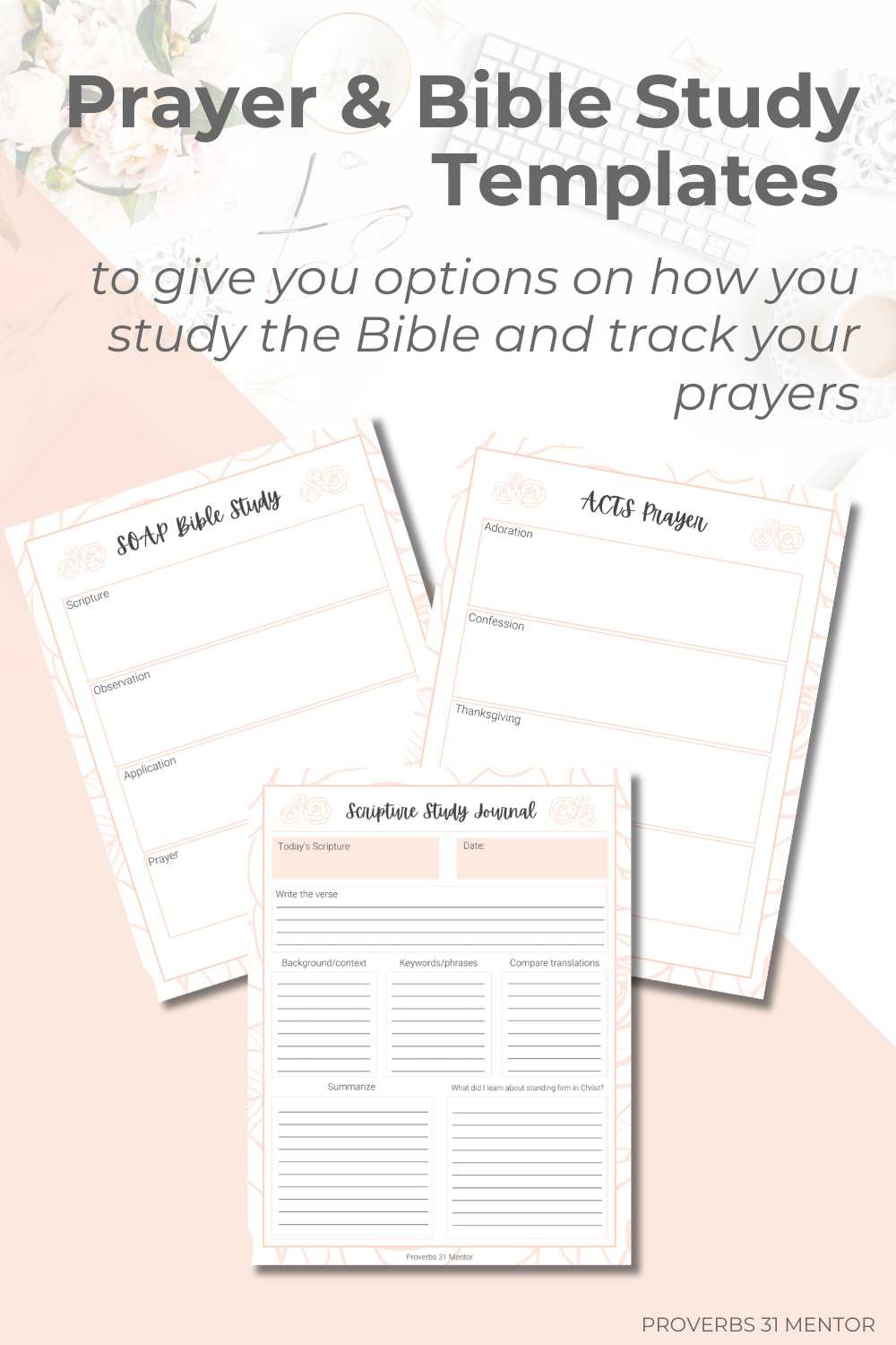 She Stands Firm Bible Study Guide: A Journey Through the Armor of God -FILLABLE
