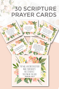 Strength Scripture Prayer Cards