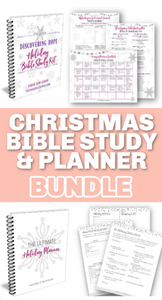 Discovering Hope: Holiday Bible Study and Planner Bundle