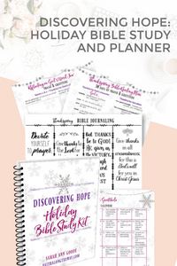 Discovering Hope: Holiday Bible Study and Planner Bundle