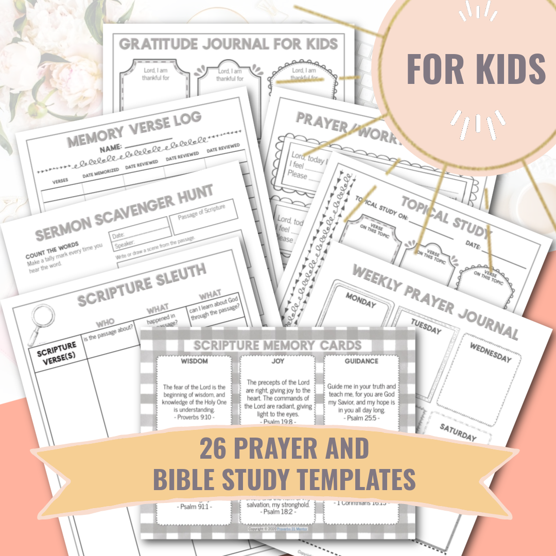 Family Bible Study Toolkit: Bible Study Templates for the Whole Family