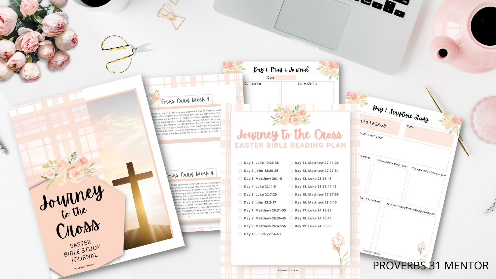 Journey to the Cross: Easter Bible Study Journal