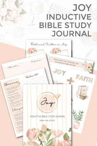 Joy Inductive Bible Study Journal: 30-Day Scripture Study