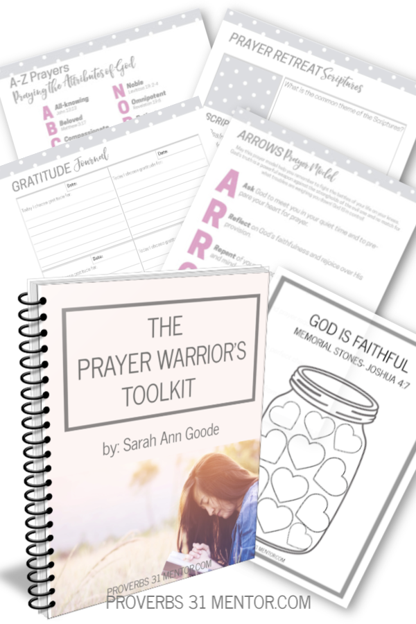 Prayer Journal Starter Kit – Proverbs 31 Mentor